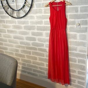 Samon dress long size small 65% polyester 35% viscose very good condition